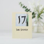 Foto nummer 17-tabelkaart briefkaart (Staand voorkant)