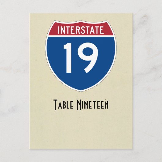 Foto nummer 19-tabelkaart briefkaart (Voorkant)