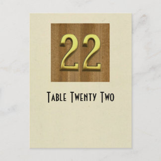 Foto nummer 22-tabelkaart briefkaart