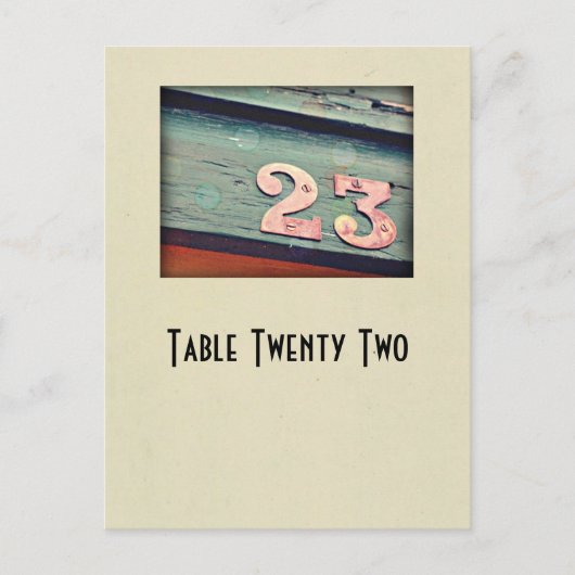 Foto nummer 23-tabelkaart briefkaart (Voorkant)