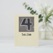 foto nummer 4 tabel reëel ivoor briefkaart (Staand voorkant)