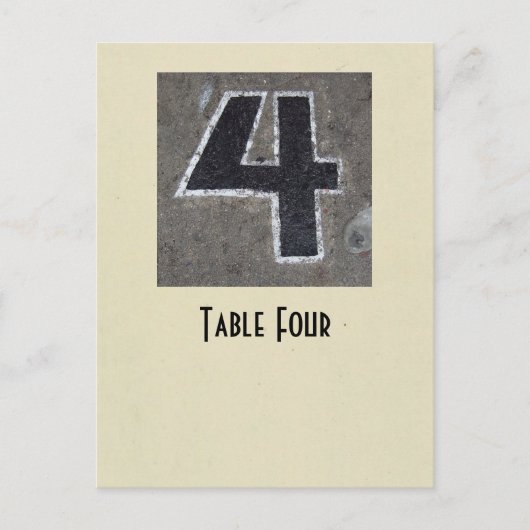 foto nummer 4 tabel reëel ivoor briefkaart (Voorkant)