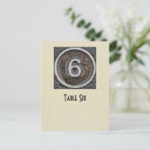 foto nummer 6 tabelkaart briefkaart (Staand voorkant)