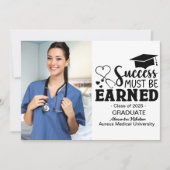 Foto Nursing College Afstuderen Aankondiging (Voorkant)