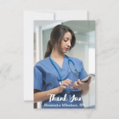 Foto Nursing School Afstuderen Bedankkaart (Voorkant)