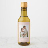 Foto Oefen Diner Blush Roze Wijn Etiket (Voorkant)