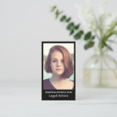 Foto of logo bewerken kleuren visitekaartje (Staand voorkant)