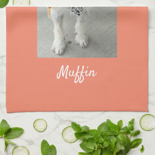 Foto of onderliggend kind: Zalm aanpassen Theedoek (Gevouwen)