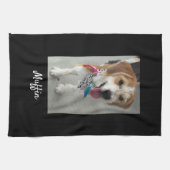 Foto of onderliggend kind, zwart aanpassen theedoek (Horizontaal)