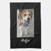 Foto of onderliggend kind, zwart aanpassen theedoek (Verticaal)