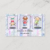 Foto- of tekenleraar of na de school visitekaartje (Voorkant)