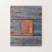 Foto: Old Grunge Rusty Metal House Number. 87 Legpuzzel (Verticaal)