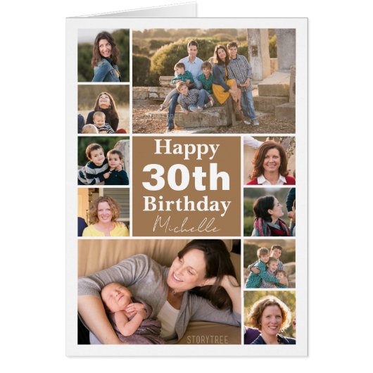 Foto om het even welke Age Aangepaste Birthday Kaa (Voorkant)