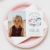 Foto onder de Zee Birthday Invitation Kaart