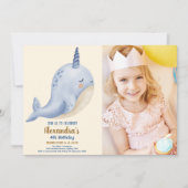 Foto onder het Zee Baby shower Ocean Birthday Kaart (Voorkant)