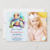 Foto Onder het Zee Ocean Animals Verjaardag Kaart (Voorkant)