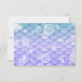 Foto Onder het Zee Waterverf Baby shower Bedankkaart (Achterkant)