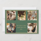 Foto onderaan kerstfeestkaarten feestdagenkaart (Voorkant)