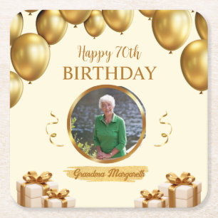 Foto Onderzetters voor 70e Verjaardag