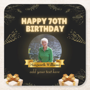 Foto Onderzetters voor 70e Verjaardag