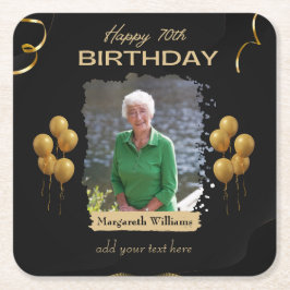 Foto Onderzetters voor 70e Verjaardag