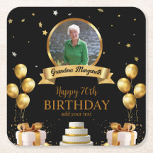 Foto Onderzetters voor 70e Verjaardag