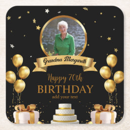 Foto Onderzetters voor 70e Verjaardag