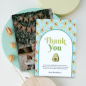 Foto Onederful avocado 1e Verjaardag Dank u Kaart