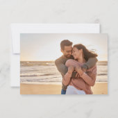 Foto Online RSVP QR Code Cherry Blossom Wedding Kaartje (Achterkant)