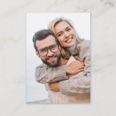 Foto online RSVP QR-code Sage Groen Botanisch Informatiekaartje (Achterkant)