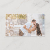 Foto online RSVP QR Code White Weduwen Informatiekaartje (Achterkant)