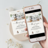 Foto Onroerend goed Open House Script Dank u kaart