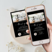 Foto Onroerend goed Open House Script Dank u kaart