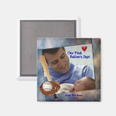  foto Onze eerste vaders dagmagneet Magneet (Voorkant / Achterkant)