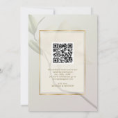 Foto Oosters Magnolia Bruiloft Save the Date Kaart (Achterkant)