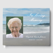 Foto op Beach Memorial of Funeral Gastenboek (Voorkant)