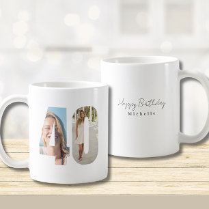 Foto op beker voor 40e verjaardag  koffiemok