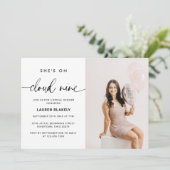 Foto op Cloud Nine Vrijgezellenfeest Kaart (Staand voorkant)