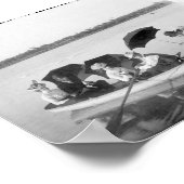  foto op het meer poster (Hoek)