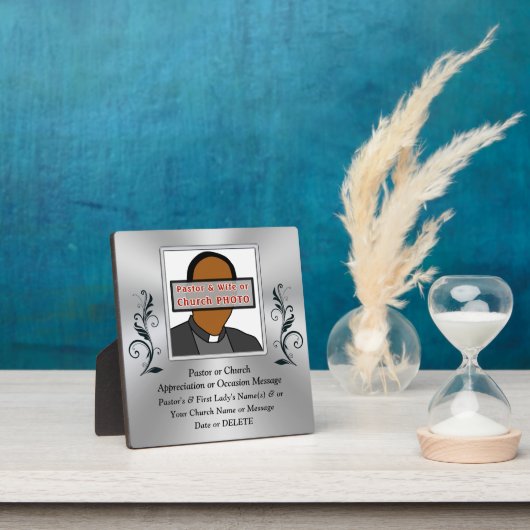 Foto op maat gemaakt, pastor appreciation-geschenk fotoplaat (Insitu)