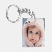 Foto op maat Mama Est Moeder Sleutelhanger (Voorkant Links)