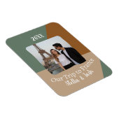 Foto op maat Onze reis naar Frankrijk Souvenir Magneet (Rechterzijde)