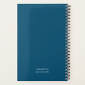 Foto op voorzijde Aangepaste gezingsplanner Oceaan Planner (Achterkant)