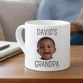 Foto Opa Espresso Mok Cute Baby David