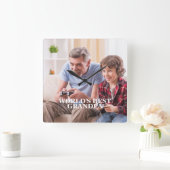 Foto Opa / Iedereen Wandklok (Huis)