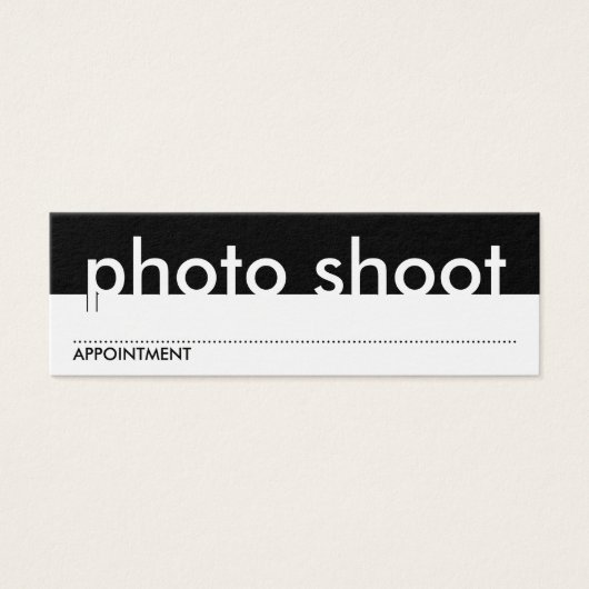 foto-opname-afspeelkaart mini visitekaartjes (Voorkant)