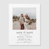 Foto Opslaan Datum, Boho Minimalist Opslaan Datum (Voorkant)