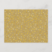 Foto Opslaan Datum Calendar Chic Gold Heart Briefkaart (Achterkant)