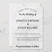 Foto Opslaan Datum eeuwig bloemontwerp Kaart (Achterkant)