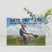 Foto Opslaan Datum Kaart (Staand voorkant)